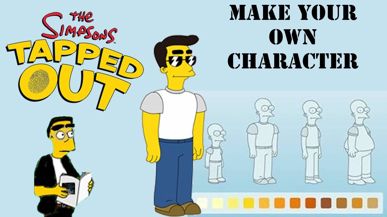 simpsons create a character